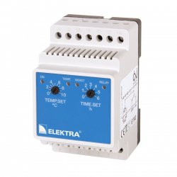 Elektra - manueller Temperaturregler für die DIN ETR2R Schiene
